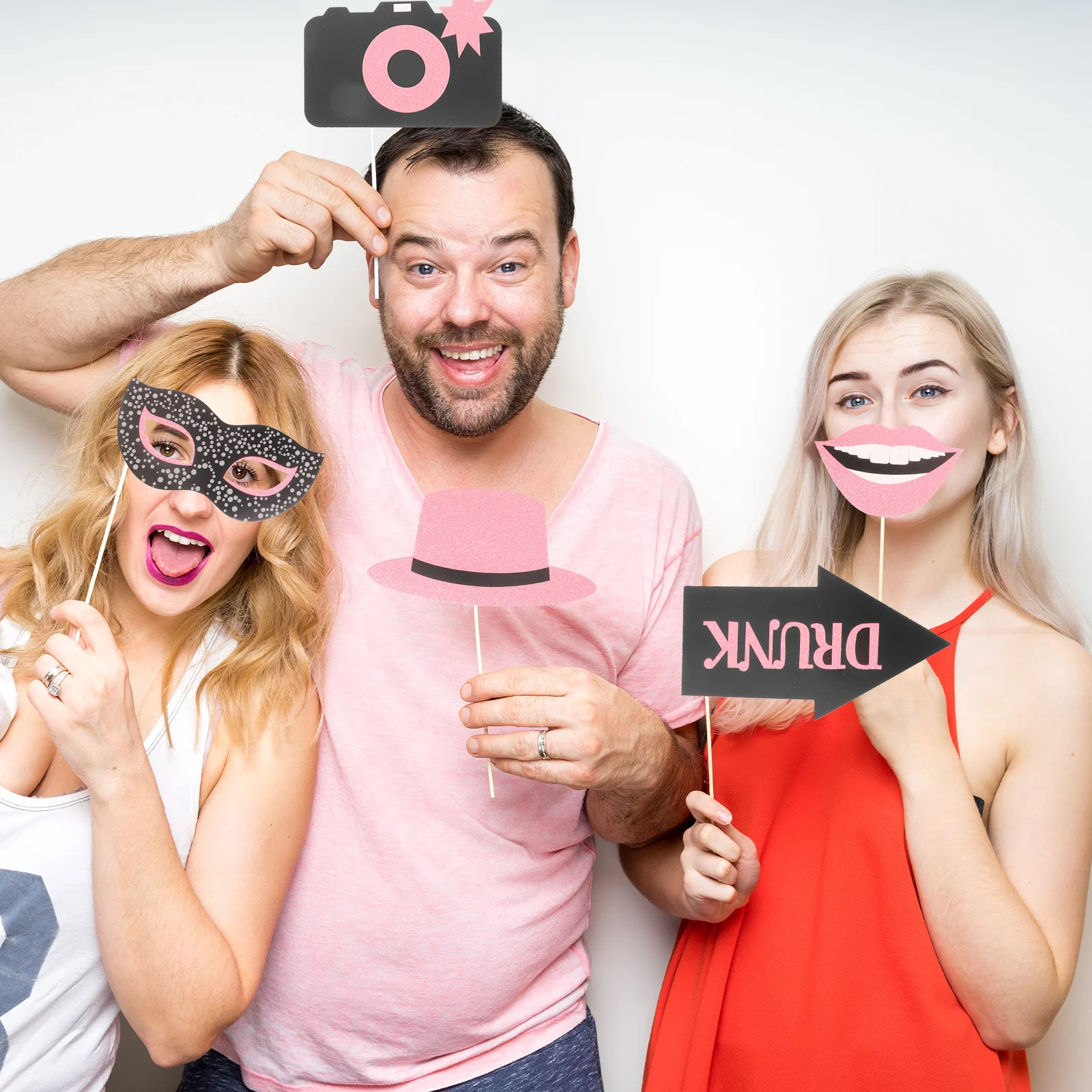 

30pcs Photo Booth Props Paper Party Decor For Wedding Birthday New Year Festival Diy Picture Taking Tool Selfie Props