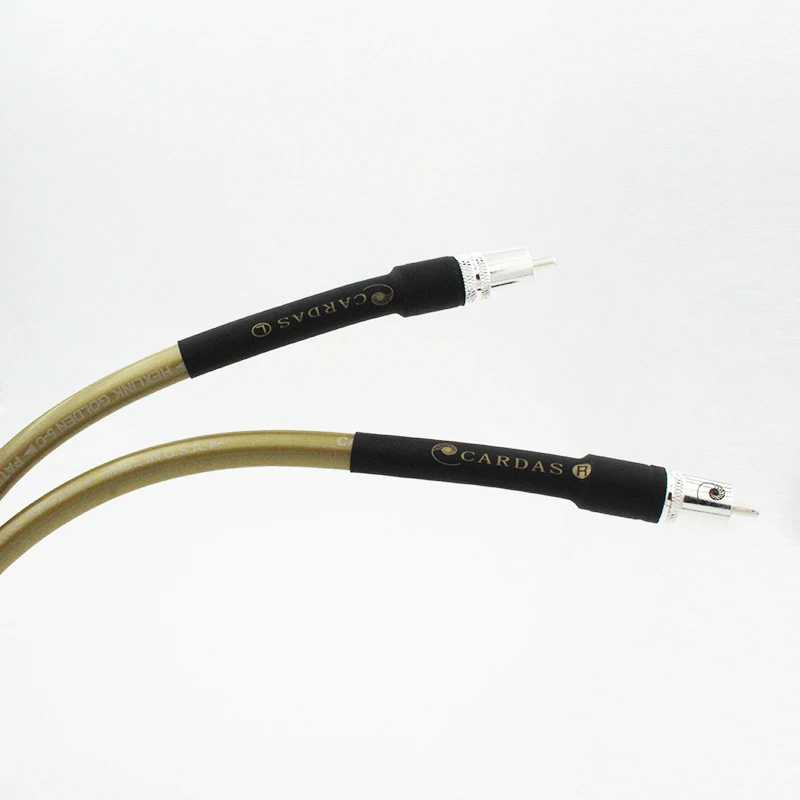 1pair Cardas hifi rca jack cable High Quality OFC pure copper plated silver 2RCA to2 RCA Audio or 2XLR to 2XLR Cable Line Wire