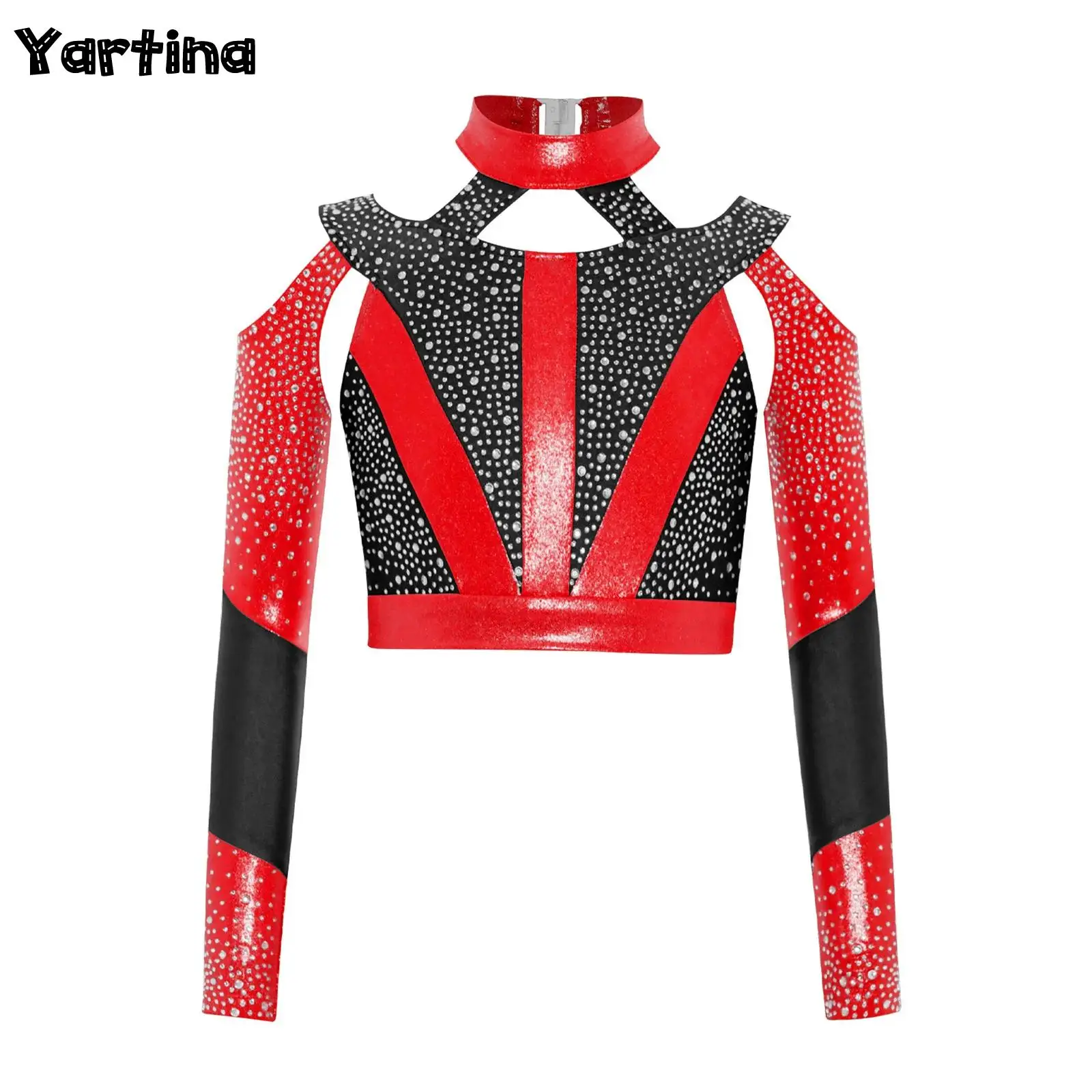 criancas-meninas-ginastica-ritmica-acrobacias-ballet-danca-topo-patinacao-artistica-traje-de-manga-longa-brilhante-strass-recorte-colheita-topo