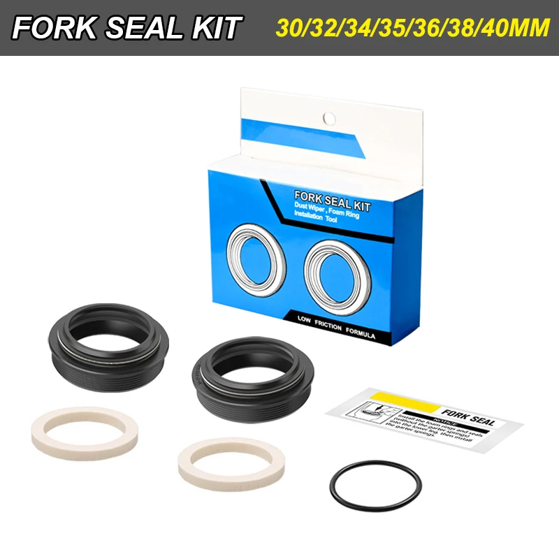 Bicycle Front Fork Dust Seal 30 32 34 35 36 38 40mm Wiper Foam Ring for FOX/ROCKSHOX/SR SUNTOUR/X-FUSION/MANITOU Fork Repair Kit