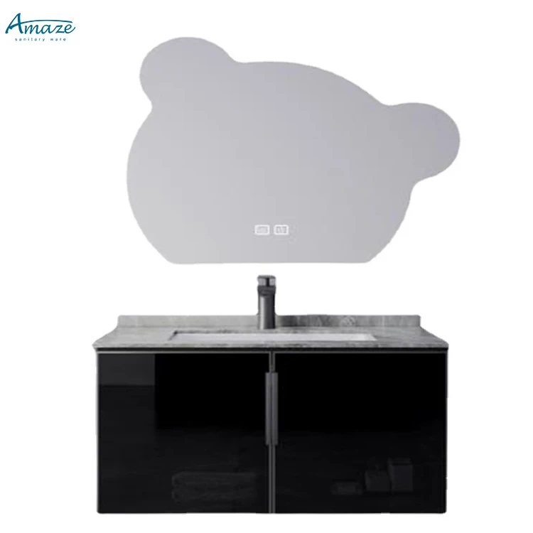 Wall-mounted Vanity Set para banheiro, design personalizado, estilo moderno, fabricante Hot Sale