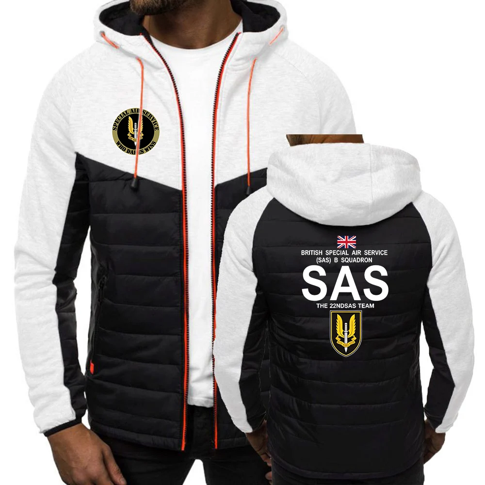 Military SAS Sniper Special Military Operations 2026 Spring And Autumn Men's Patchwork Color Designer Fashion Hoodies Coat