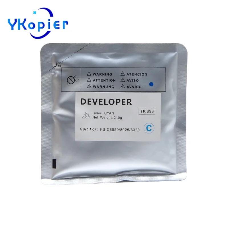 TK898 مسحوق المطور لكيوسيرا FS C8520 C8525 C8025 C8020 FSC8520 FSC8525 FSC8025 FSC8020 CMYK المطور