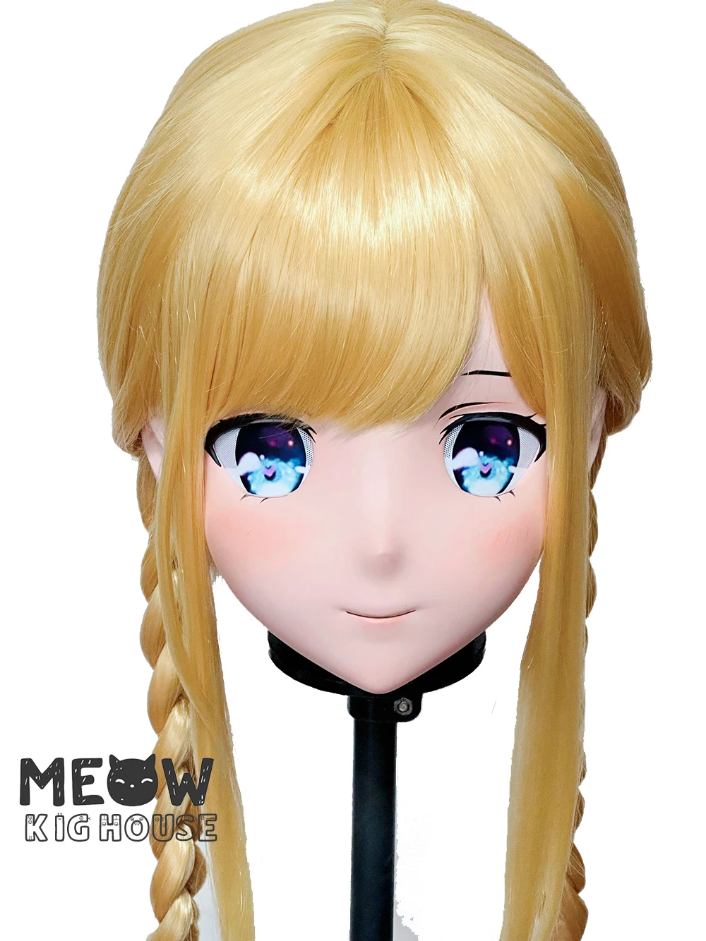 

(MEO415) Настроить ручной работы на всю голову, запираемый кроссдресс, мужской и женский, японский мультфильм, аниме, игровой персонаж, маска кигуруми