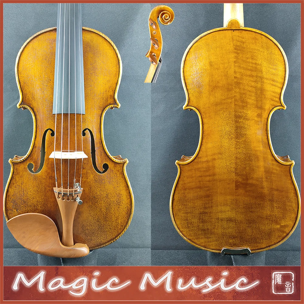 50 Years Old Spruce A Revolutionary 5 strings Violin Viola 4/4 Size #3293 Professional 5 String Violine Hand Made Oil Varnish