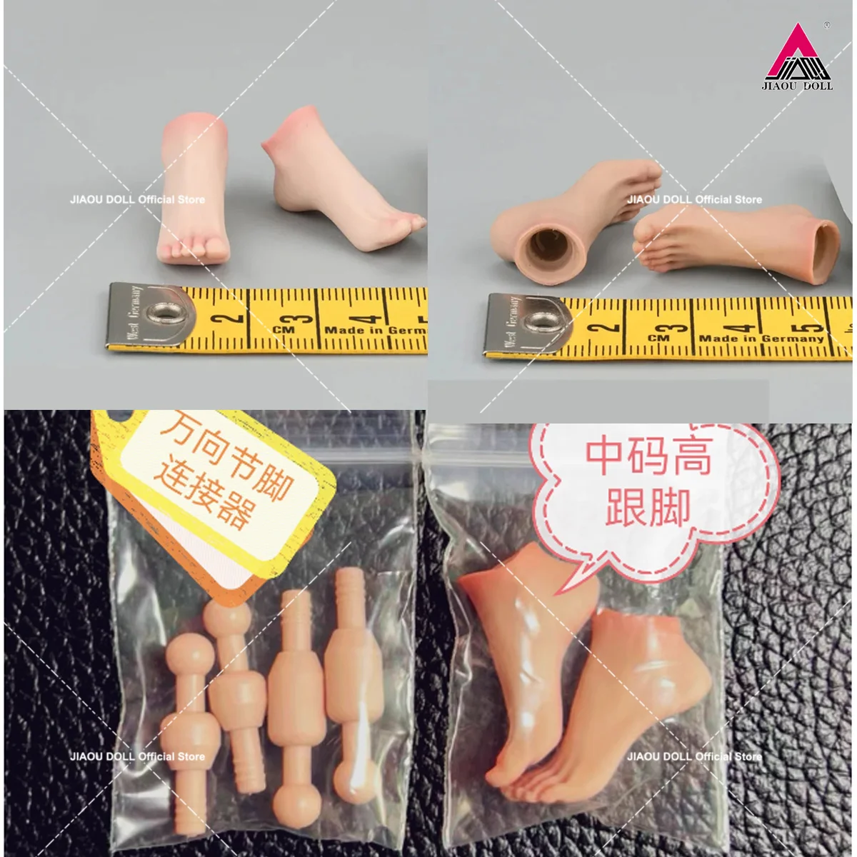 Worldbox 1/6 Scale Female Soldier High Heels Feet Foot Connector Model Fit AT201 AT202 AT203 12inch Action Figure Accessories