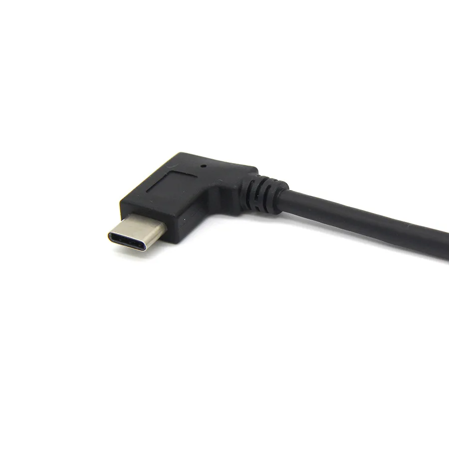 USB 3.1 type-c مطلي بالذهب بزاوية 90 درجة ، ذكر إلى USB ، ذكر إلى ذكر ، شحن البيانات ، كابل الهاتف اللوحي