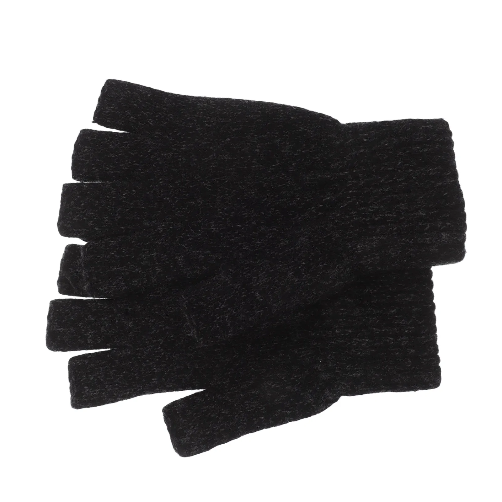 

Half Finger Wool Gloves Men Warm Knit Thermal Insulation Windproof Outdoor Cycling Fishing Mittens Gloves Dry Comfortable