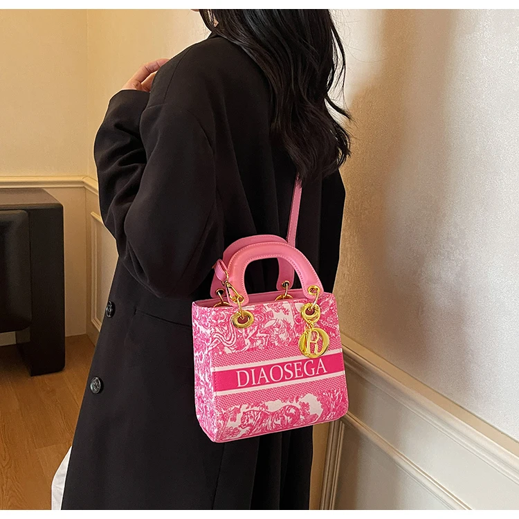 

Классическая-элегантная новинка 2025, женская роскошная брендовая кожаная сумка-тоут, известный дизайнер, повседневная, популярная, элегантная