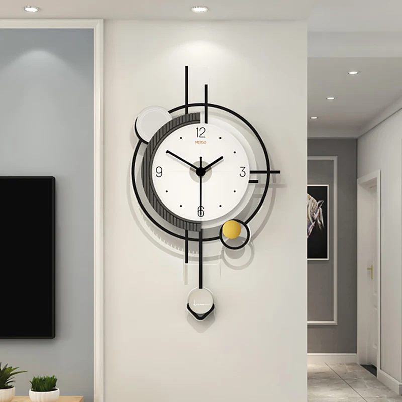 Quartz Big Size Wall Clock Living Room Illuminated Silent 3d Wall Clock Mechanism Fashionable Reloj Pared Decoration For Home