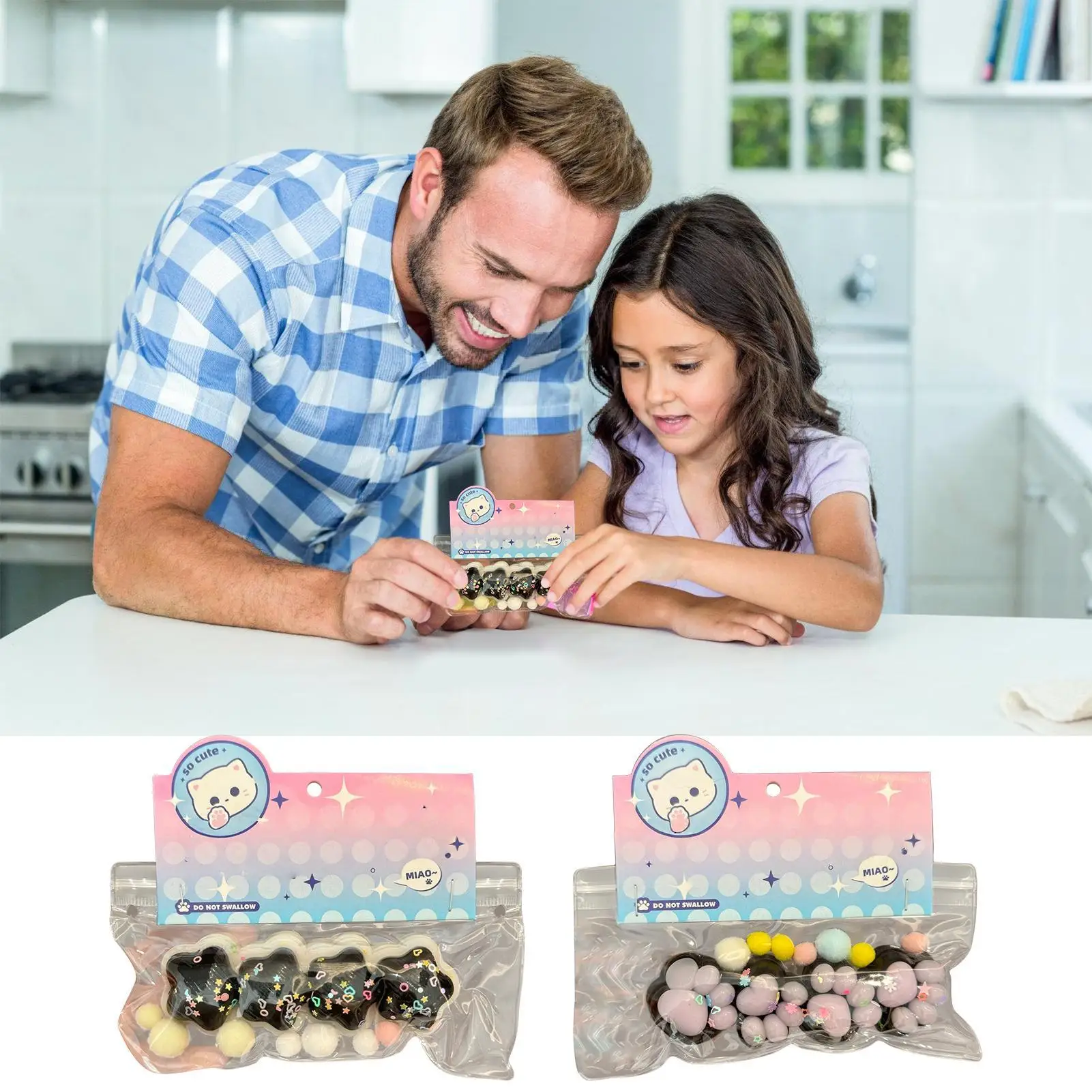 Jouets à presser patte de chat Fidget, jouet à presser, Support émotion, compagnon, Gadget doux, taille de poche pour garçons, adolescents, adultes, enfants, voyage