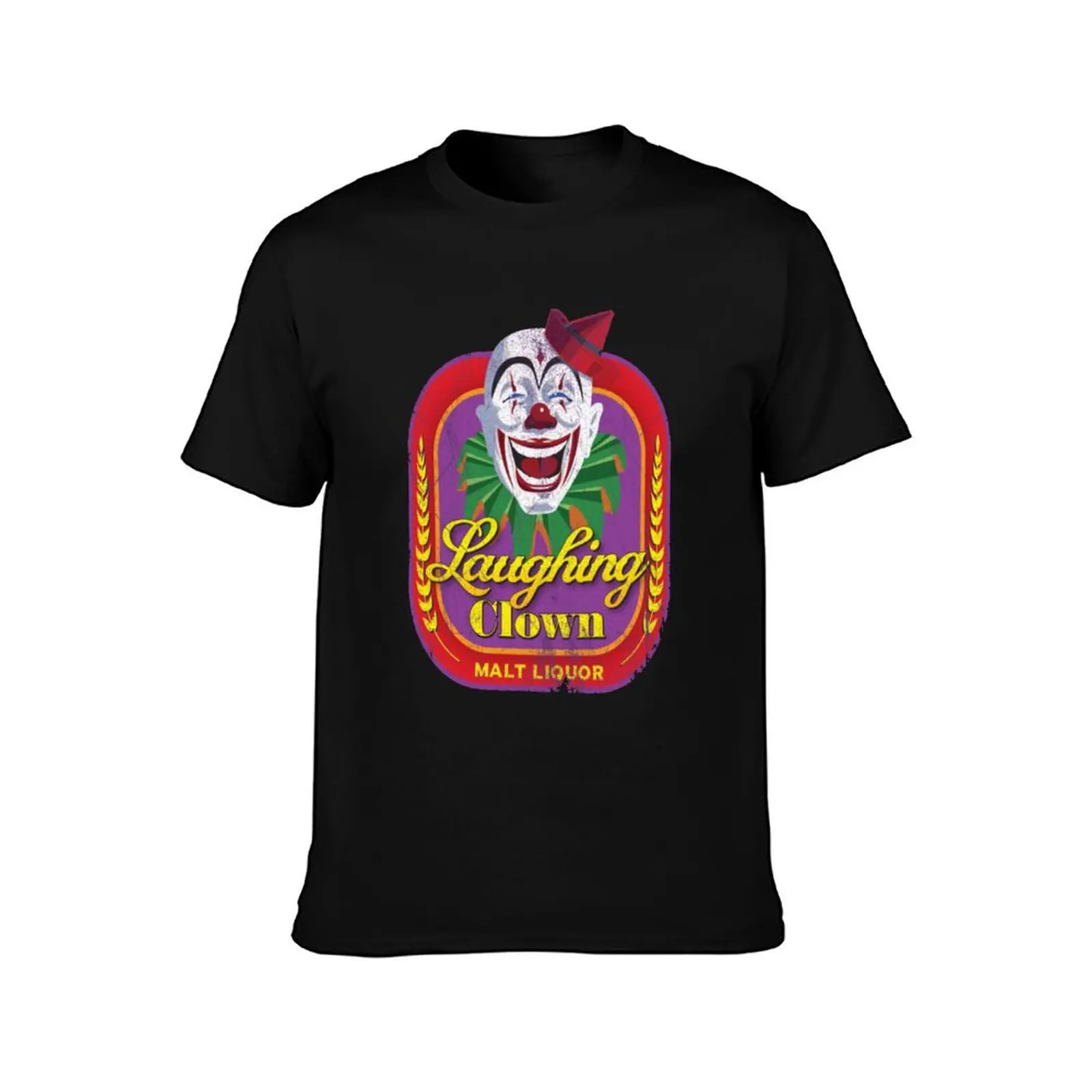 Laughing Clown Malt Liquor T-Shirt basketball graphic tees anime clothes korean fashion customs shirts graphic tee men