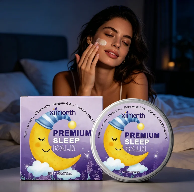 Premium Sleep Balm 30g – Natural Lavender & Chamomile Formula, Fast Absorption, Gentle for Skin, Travel-Friendly for Relaxation