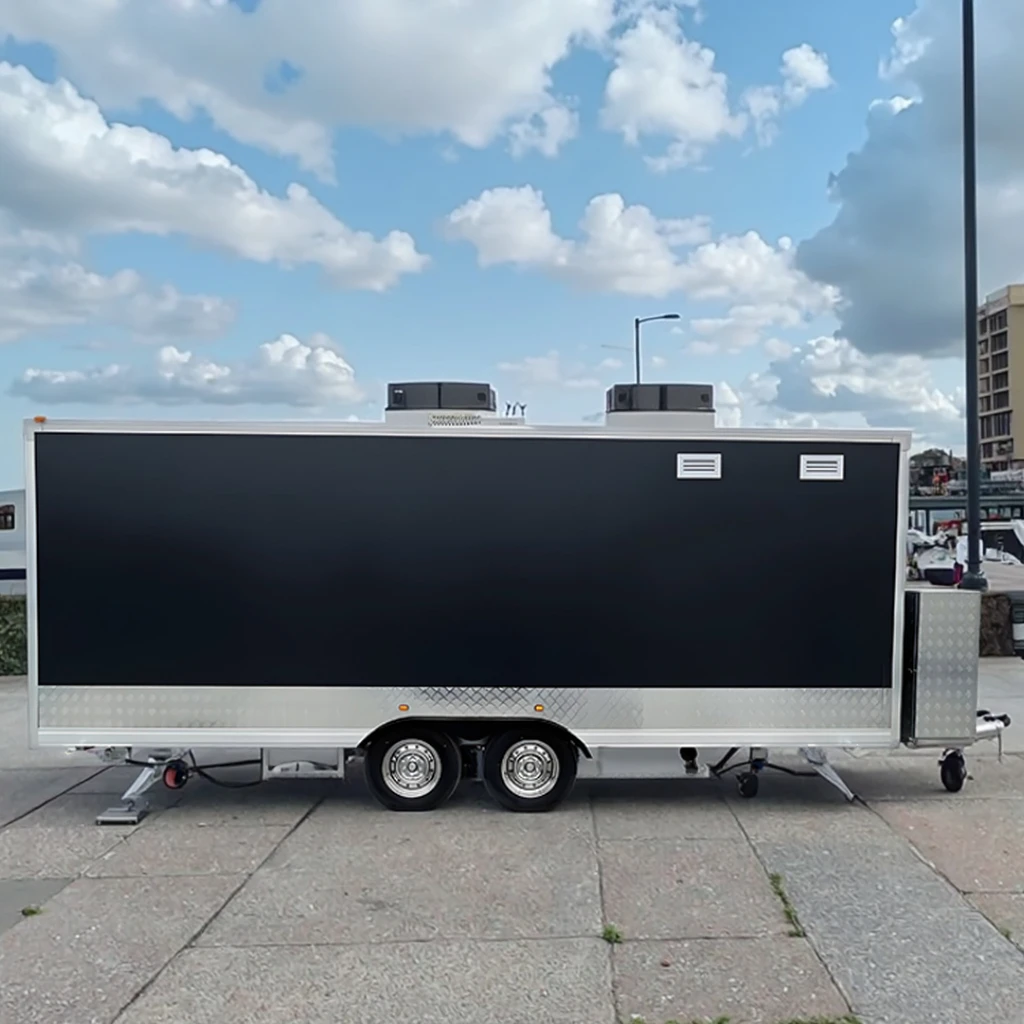 Internal Equipment Customizable Fast Food Truck | Pizza Burger Concession Catering Food Trailer