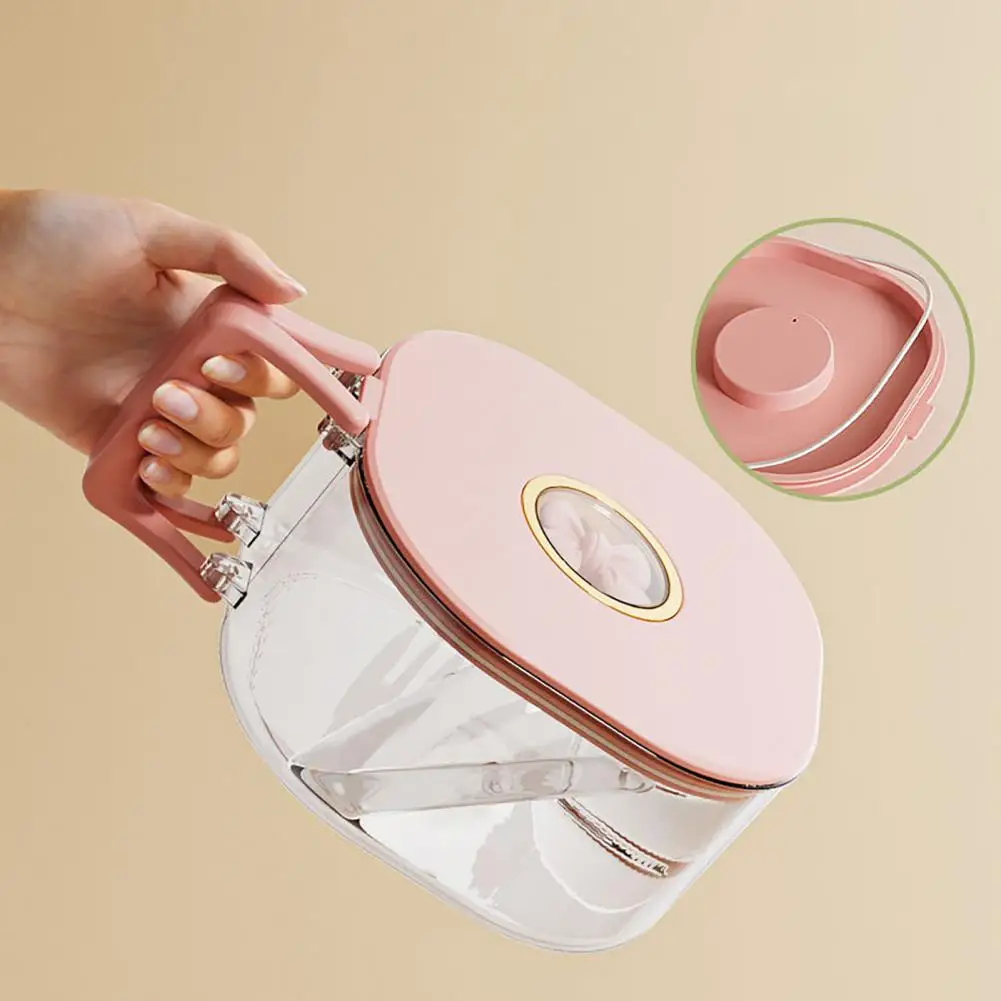 Kitchen Gadgets for Fruit Rinsing Multifunctional Fruit Washing Bowl with Strainer Fork Portable Drain Basket for Berries