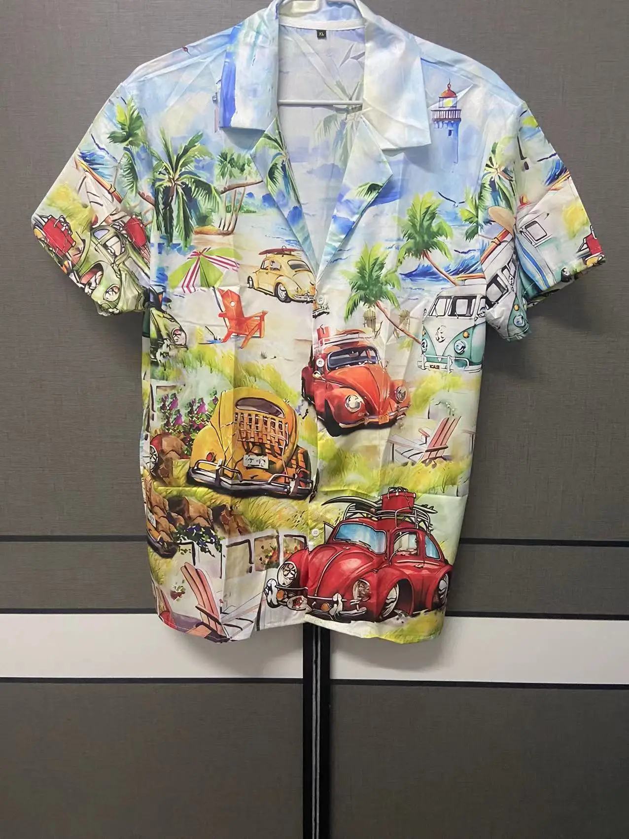 Summer Fashion New Men's Shirt Game Character Same Style Short Sleeve Cuban Oversize Hawaiian 3D Print Summer Holiday Vacation