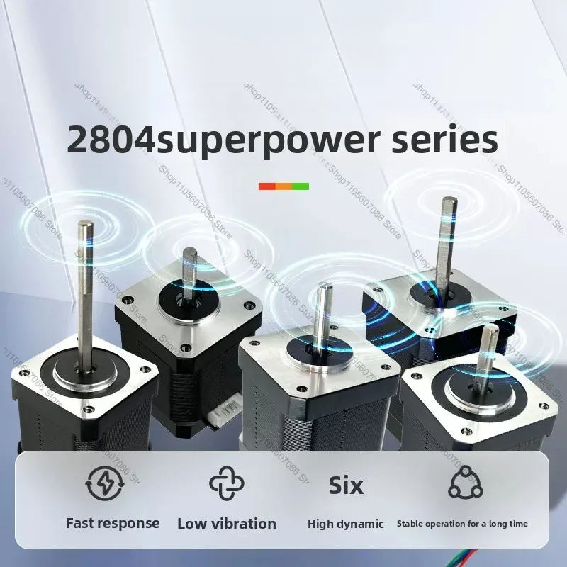 Suitable for Landeou LDO 42STH48-2804 Stepper Motor High Speed CoreXY Shaft 2.8A Low Inductance High Temperature Long Shaft