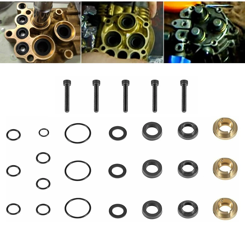 

27PCS High Pressure Cleaning Machine Sealing Kit 190595GS For Brigg S Stratto N Replacement Pump Seal Kit 580752550