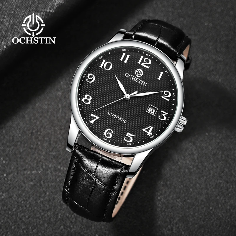 OCHSTIN August 2024 New Master Series Casual Fashion Fully Automatic Hollow Waterproof Watch Men\'s Mechanical Watch