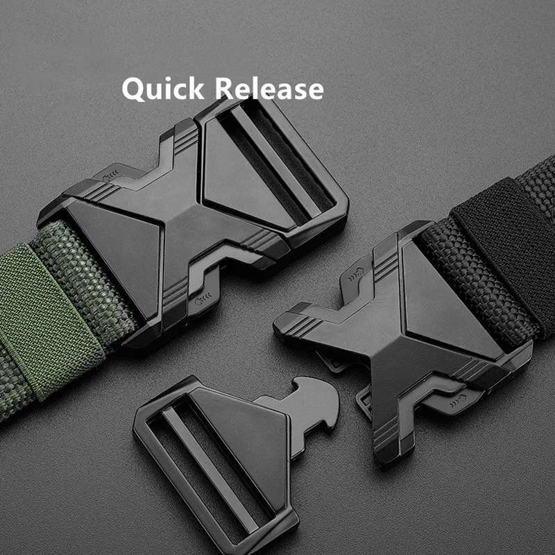Authentic Military Tactical Belt - Quick Disassembly High Quality Nylon Comfortable and Breathable Sports Training Adventure