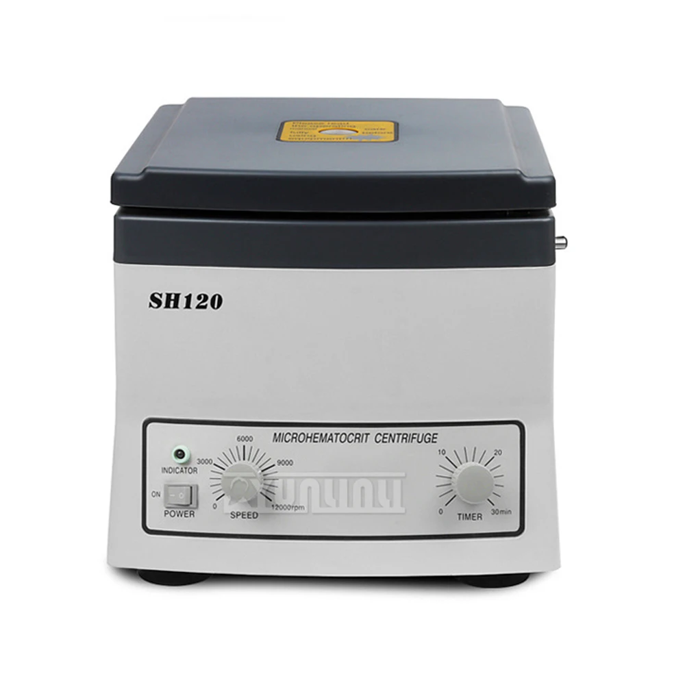 SH120 Capillary Micro Blood Centrifuge 24 Capillary Micro Blood Centrifuge 12000r/min φ1.5x75mm Lab centrifuge equipment