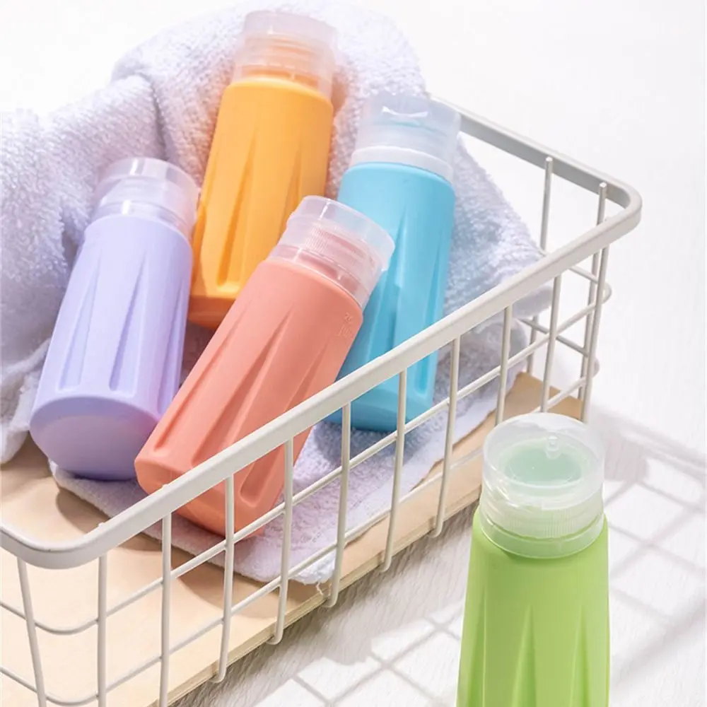 60ml 90ml Small Split Bottle Soft Silicone Lightweight Empty Container Durable Wear-resistant Outdoor Travel Accessories