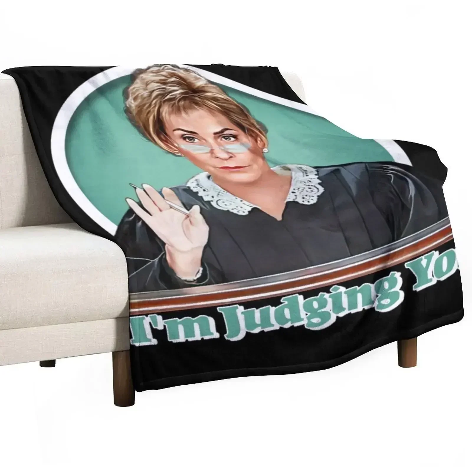 Judge Judy Throw Blanket Picnic Flannel Fabric Flannel Sofa Throw Plaid Quilt Blankets