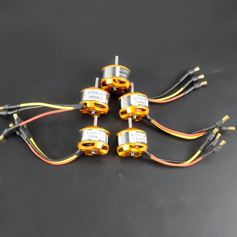 XXD A2208 2208 1000KV 1100KV 1400KV 1800KV 2600KV Bürstenloser Motor für RC-Flugzeug-Starrflügeldrohnen