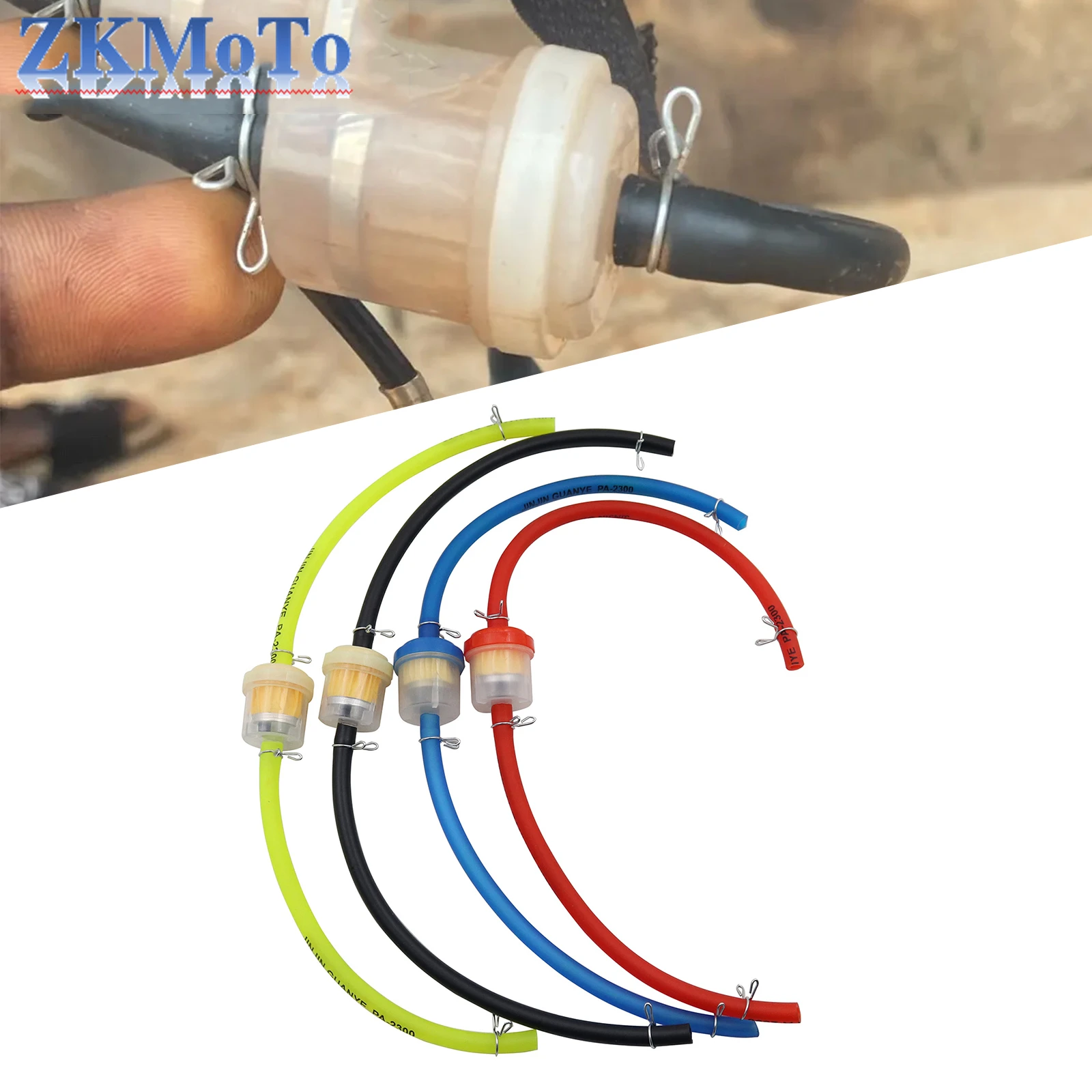 6mm Motorcycle ATV Tank Fuel Filter Hose Switch Valve For Honda Yamaha Kawasaki Suzuki KTM EXC EXCF SX XC 125cc-530CC Universal