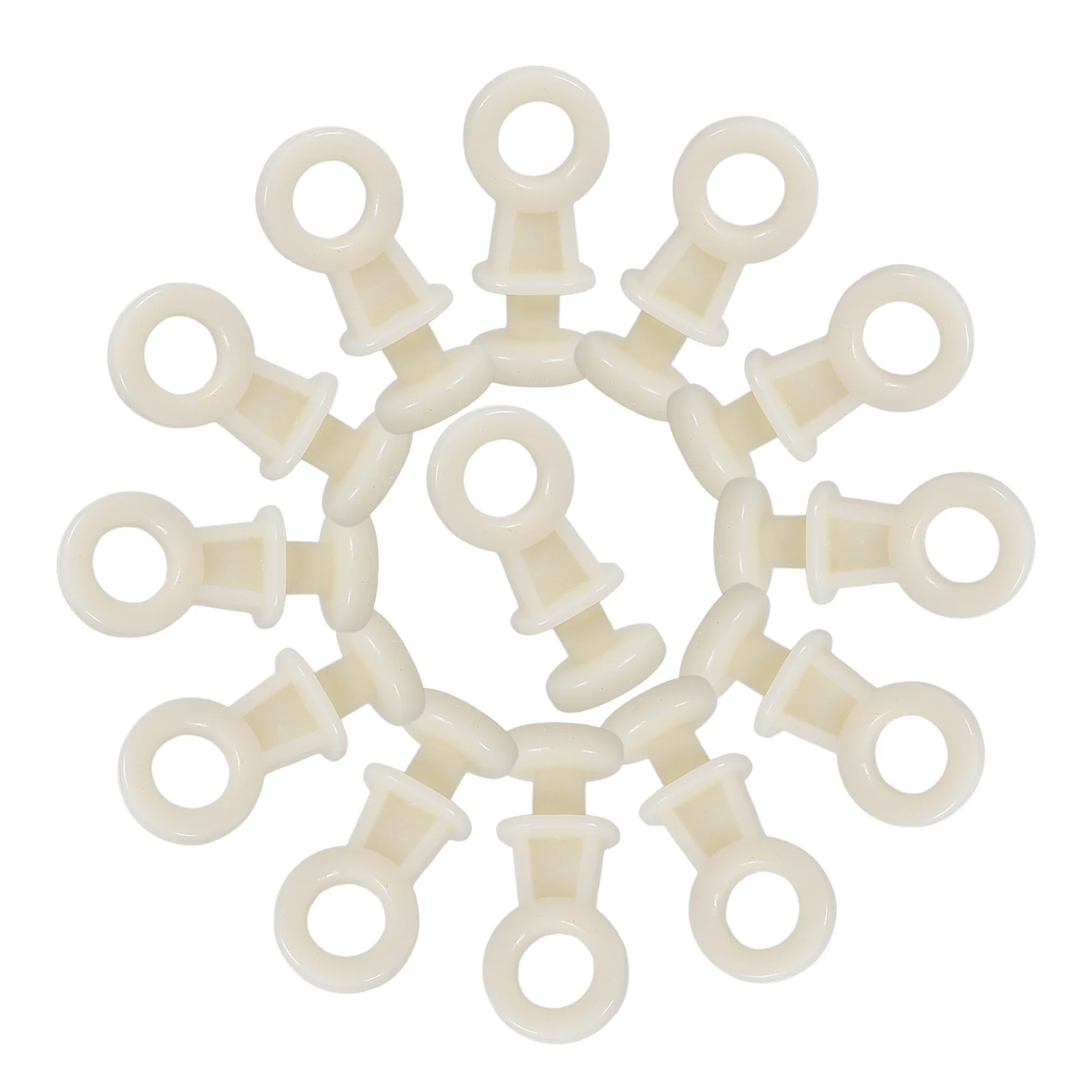 

100pcs Plastic Curtain Track Rollers Smooth Gliding Heavy Duty Window Curtains Easy Install Wheeled Carrier