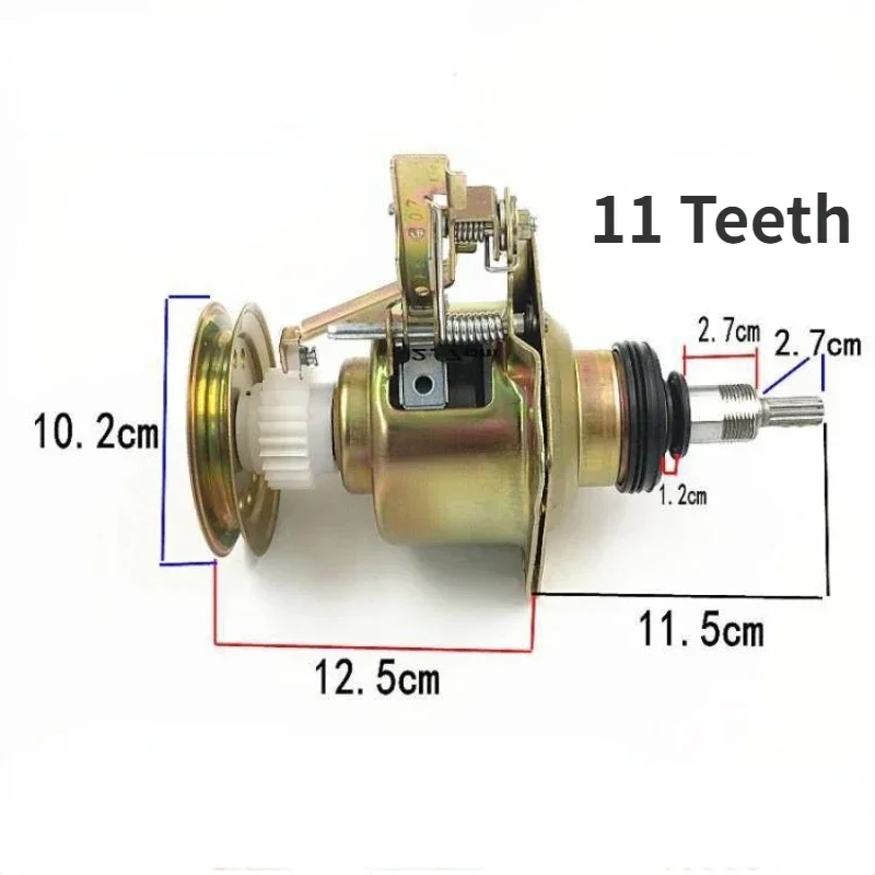 1PC Washing Machine Clutch Assembly 11 Teeth Square Shaft Bearing Clutch And Bearing Assembly For Washing Machine Reducer Parts