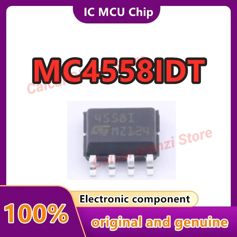 

20 шт. MC4558IDT MC4558 ST SMD SOP8 100% новый и оригинальный