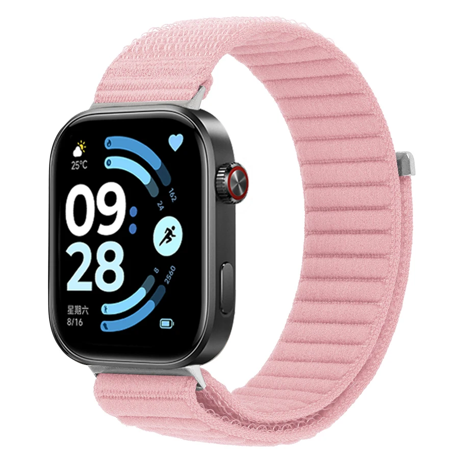Nylon Loop Band voor Redmi Watch 4 5 6 Bandje Verstelbare Sport Vervangende Correa Armband voor Xiaomi Mi Band 10/9/8 Pro Bandje