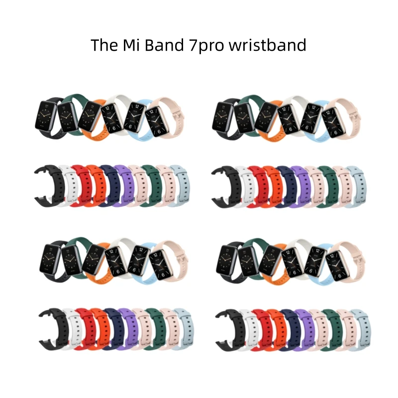 5/3/1pcs Suitable For Millet Bracelet 7pro Wristband Watch Strap Smart Sports Bracelet Replacement Belt Original