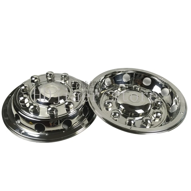 

New 10 hole wheel hub cover, 22.5 inch luxury all inclusive bus and truck stainless steel modified accessories