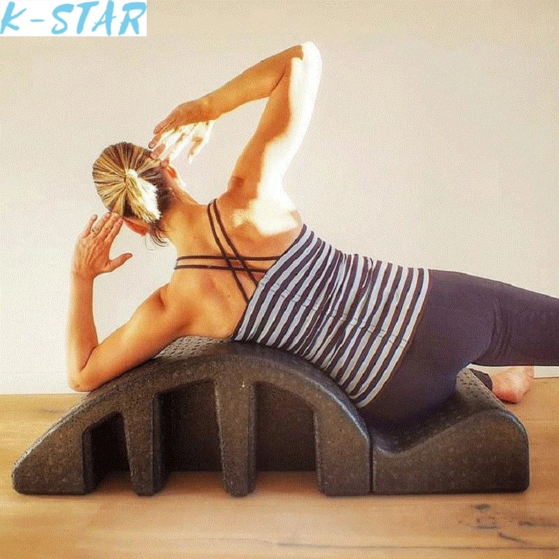 K-star-Equipo de Fitness para Yoga, Pilates, flexión de arco, vértebra Cervical, PE, forma curva en S, Corrector de columna vertebral, accesorio de