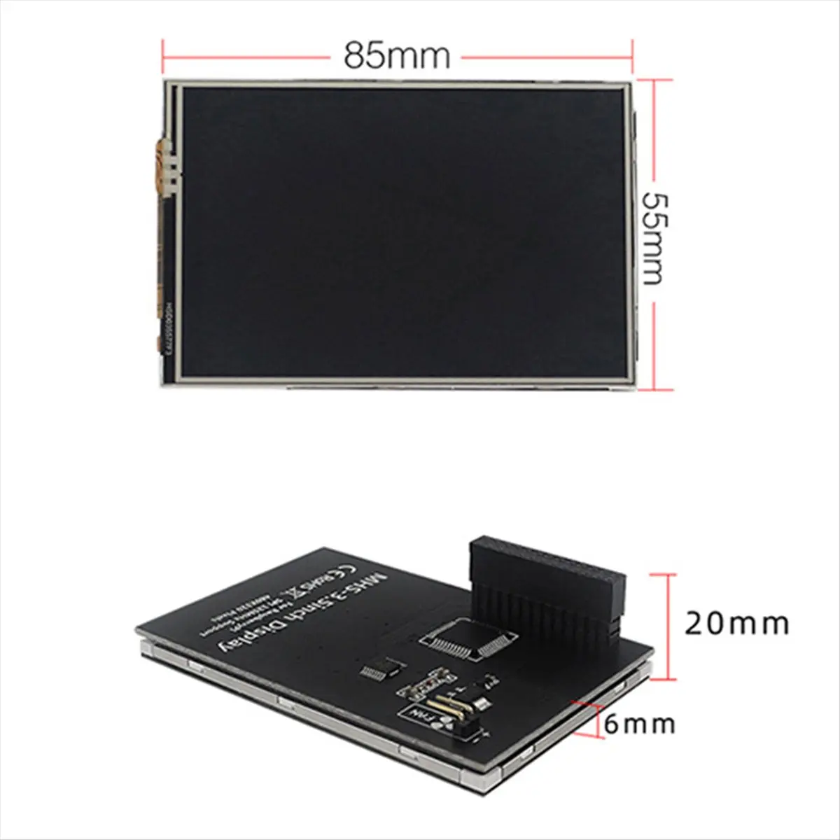 

A10I 3,5-дюймовый сенсорный дисплей RPI 480X320 для 5 5B 60, рамка TFT ЖК-дисплей с сенсорной ручкой