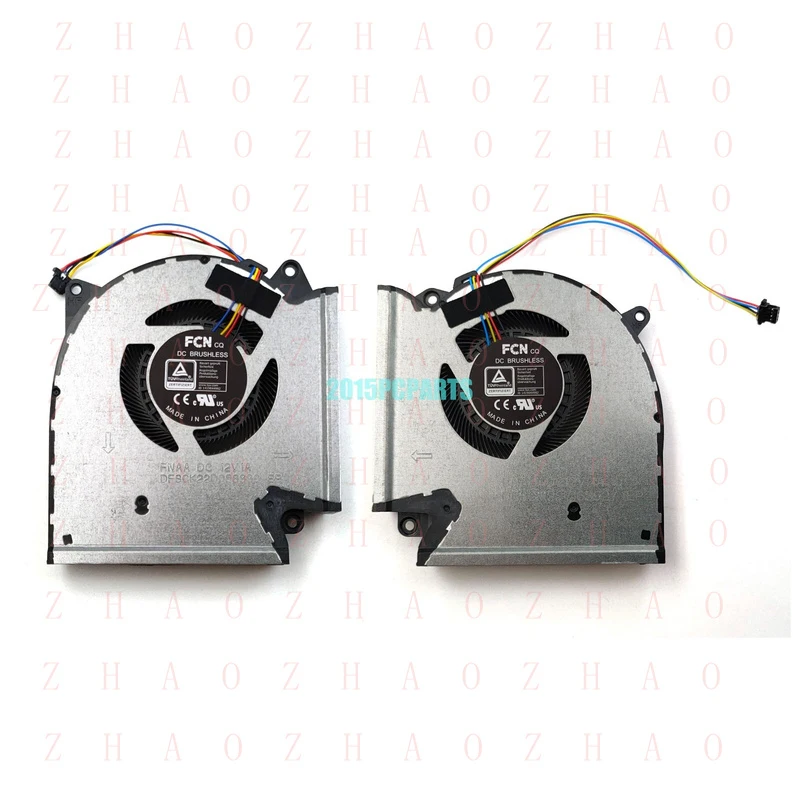 L+ for Asus ROG Strix G733Z G733ZX G733ZM G733ZS G733ZW CPU & GPU Cooling Fan 12V