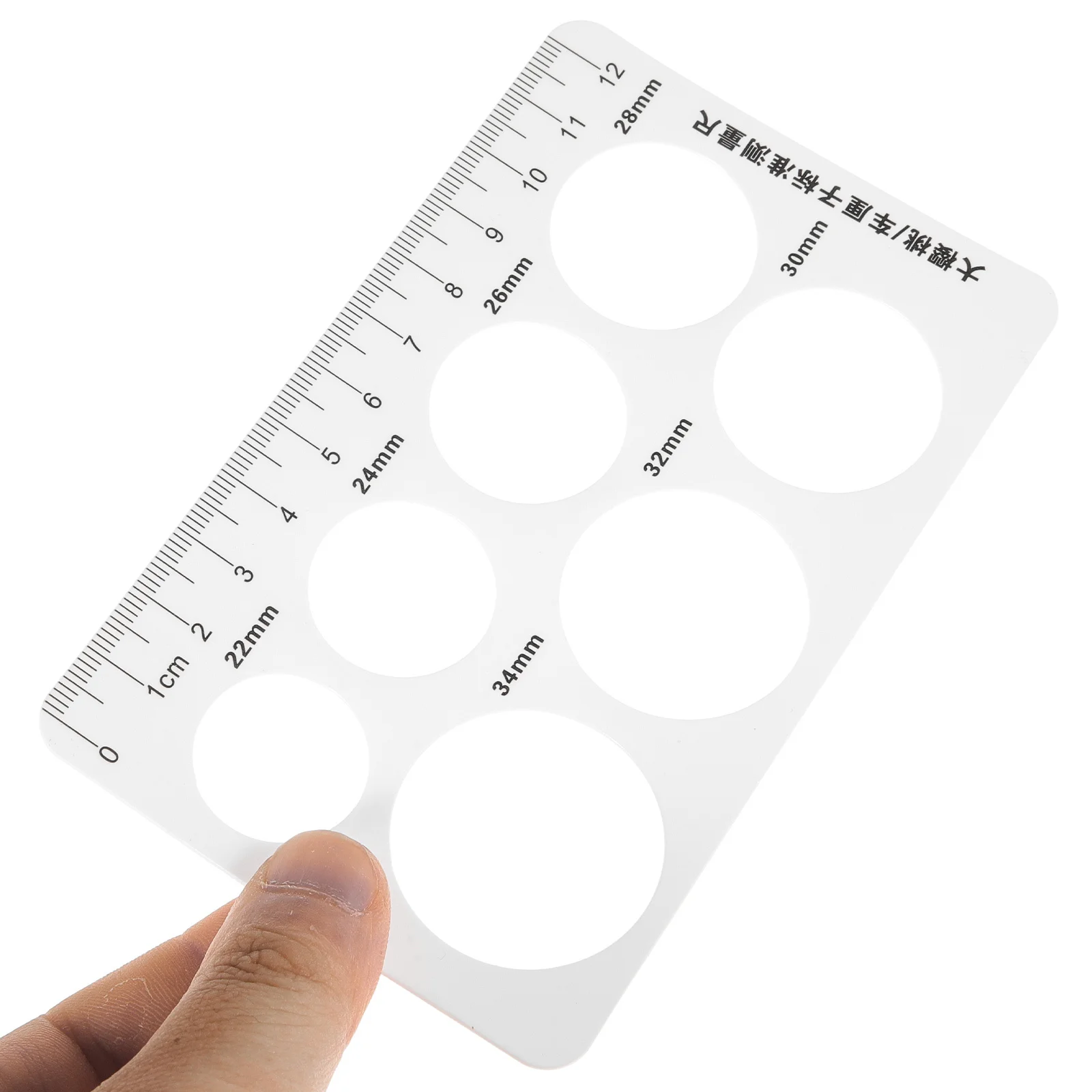 

12Pcs Fruit Diameter Measuring Ruler Cherry Gauge Tool for Accurate Size Classification and Harvest Sorting Cherry Measurer