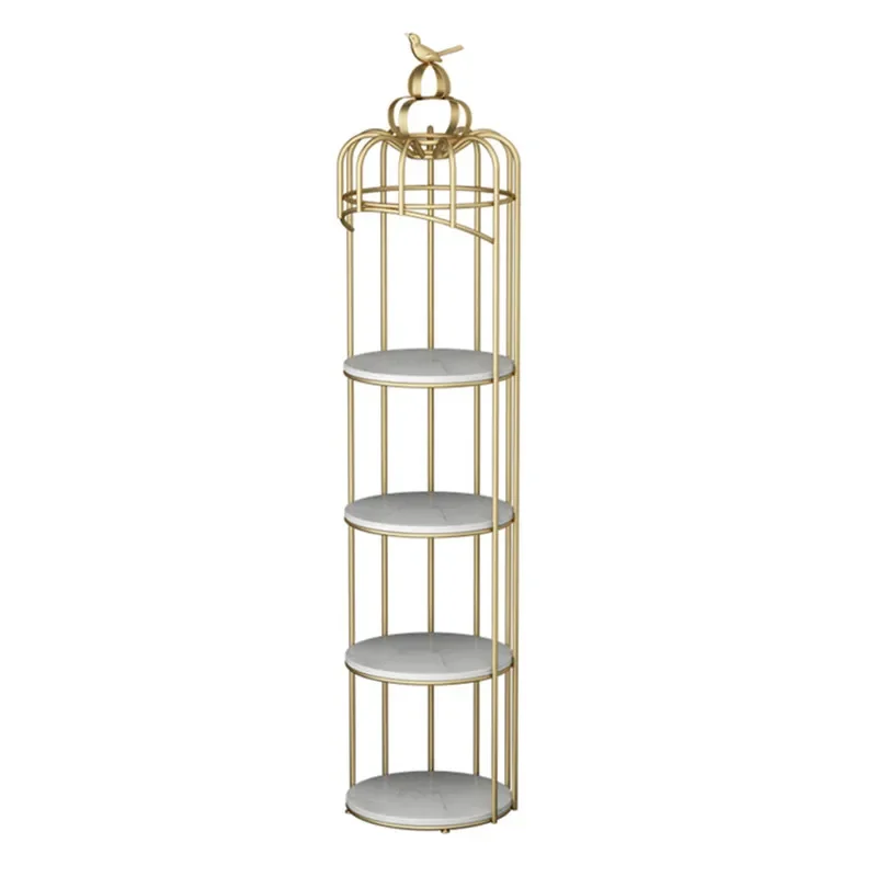 

YY Nordic Internet Celebrity Bird Cage Shelf Floor Living Room Interior Iron Flower Stand