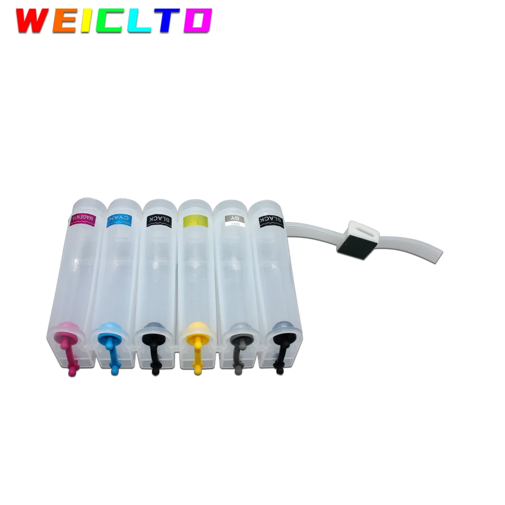 Sistema Ciss de PGI-150 CLI-151 de 6 colores con Chip de reinicio automático para impresora Canon MG5610 MG6310 MG6610 MG7110 MG7510 iP8710