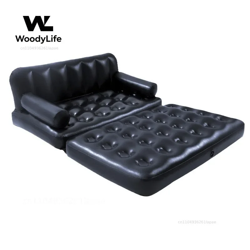 Multifunctional Folding Inflatable Sofa Bed Lazy Beach Chair Outdoor Camping Double Inflatable Mattress
