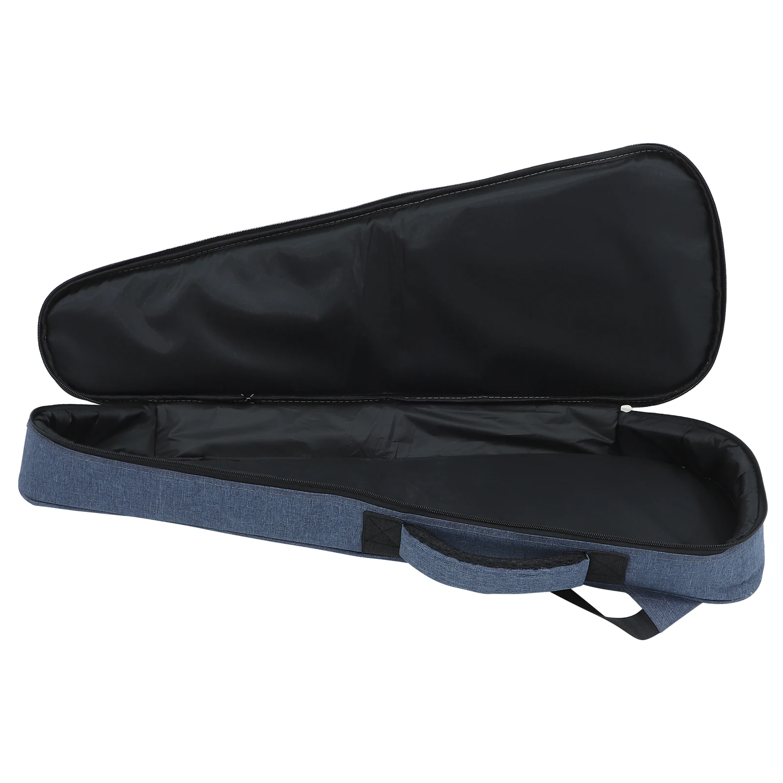 

Ukulele Bag 26 Inch Thickened Cotton Oxford Cloth Portable Backpack Blue Color Musical Instrument Case Multiple Compartments