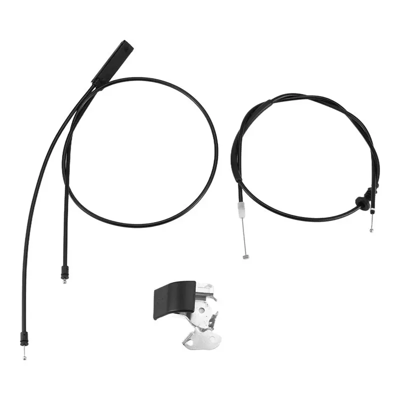 ABTJ-Car Hood Release Cables And Handle Set For Mini Cooper R55 R56 R57 R58 R59 2007-2015 51232751378 51237148865 51237149591