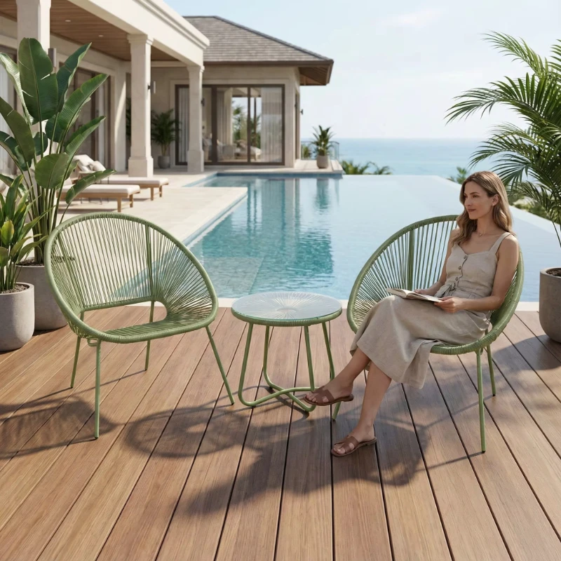 

Современные уличные стулья из ротанга для отелей, школ и парков