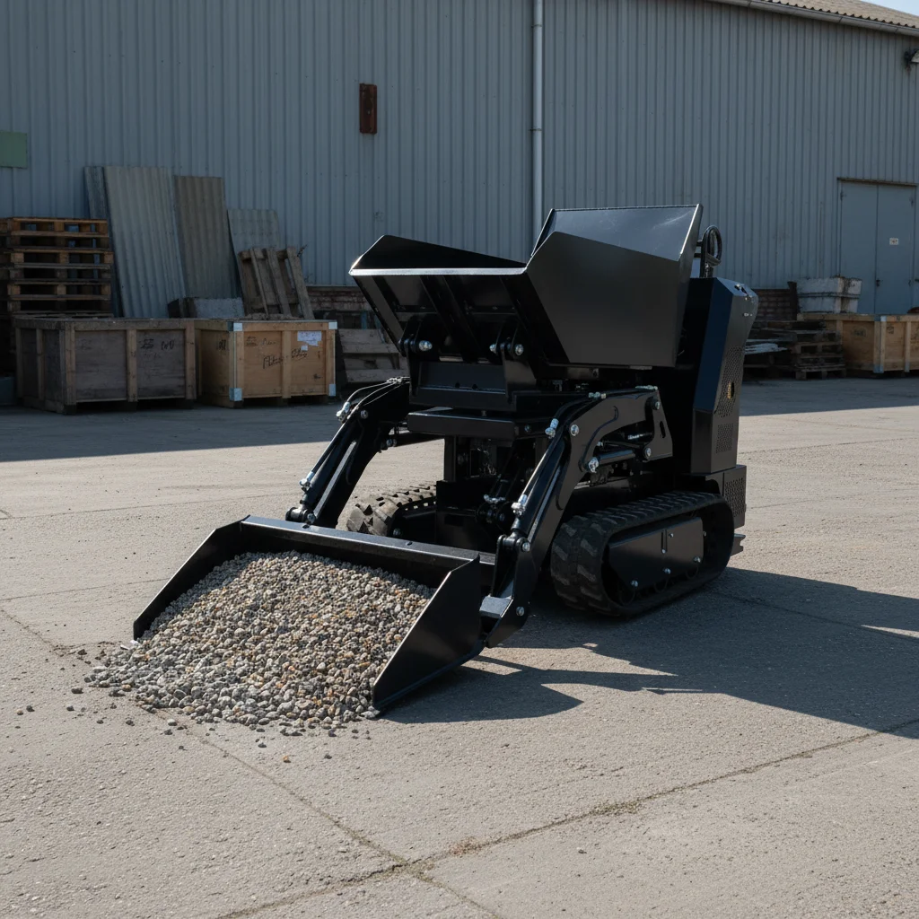 

Высокое качество 500 кг мини-гусеничный самосвал компактный гусеничный самосвал гидравлический привод EPA-совместимый мини-самосвал для строительства