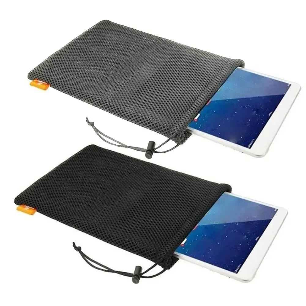 Bolsa de malla con cordón para auriculares y cables — vista 4