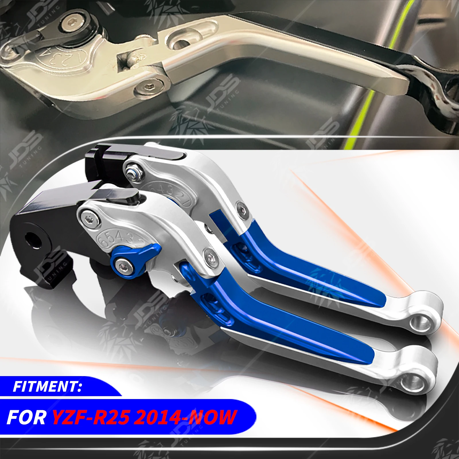 

Для Ямаха Yamaha YZF R25 2014-этот год рычаг сцепления тормозной рычаг набор регулируемых ручек рычаги аксессуары для мотоциклов Запчасти