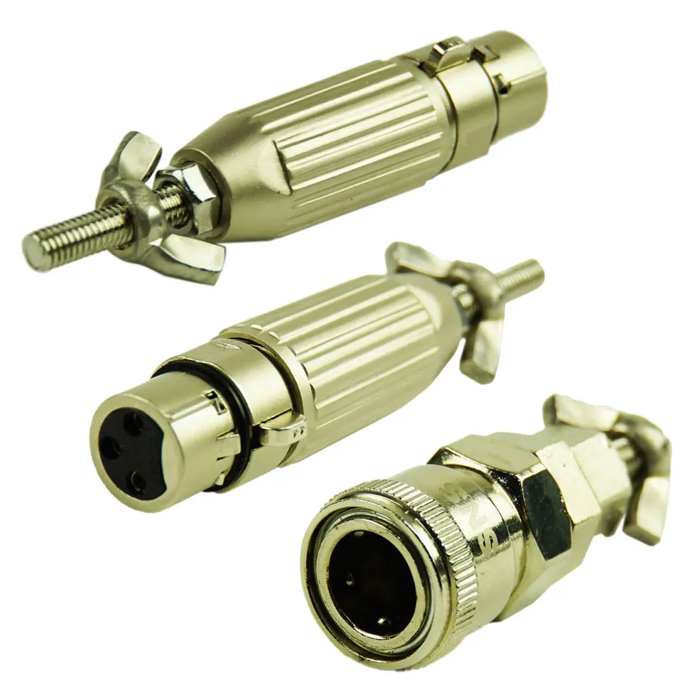 

M6 to 3-Pin XLR Connector or Quick Connector Adapter, Interface Converter for Linear Actuator Saw Machine Power Tool Attachment