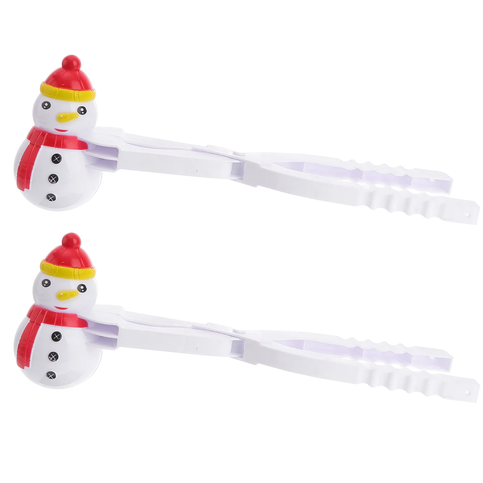 2 uds Clip Clips con forma de muñeco de nieve juguetes de invierno al aire libre Color pequeño al azar niños